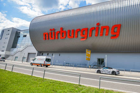 Nurburg, Germany - August 20, 2015. Road to Nurburgring.のeditorial素材