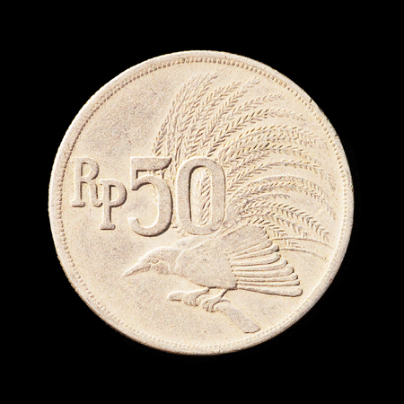 Small coin from Indonesiaの写真素材