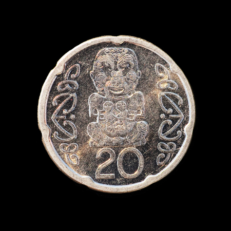 Twenty cents from New Zealandの写真素材
