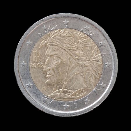 Two euros from Italyの写真素材