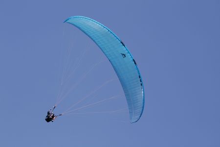 To fly the person in the skyの写真素材