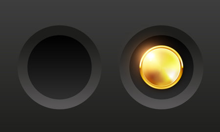 User interface design elements. Checkbox. Vector set isolated on white background.のイラスト素材