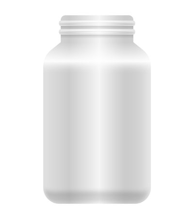 Glass jars. Vector clipart isolated on white background.のイラスト素材