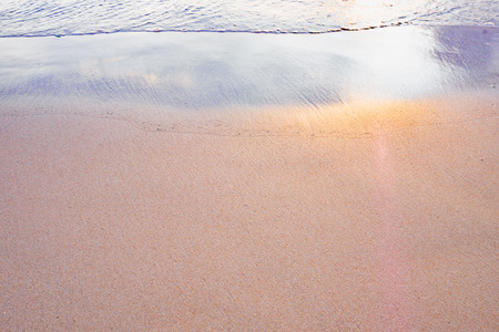 sand ground floor at the sea beach