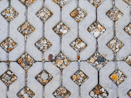 Concrete block floorの写真素材