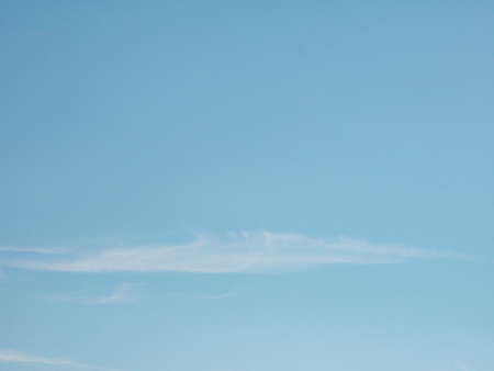 beautiful blue sky with cloudsの写真素材