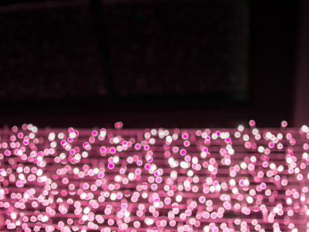 pink blurred bokeh light defocused background and textured for valaentine, Christmas , New Year holidays and celebration backgroundの写真素材