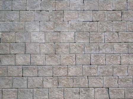 close up concrete blocks wall background for textureの写真素材