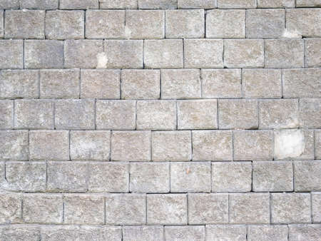 close up concrete blocks wall background for textureの写真素材