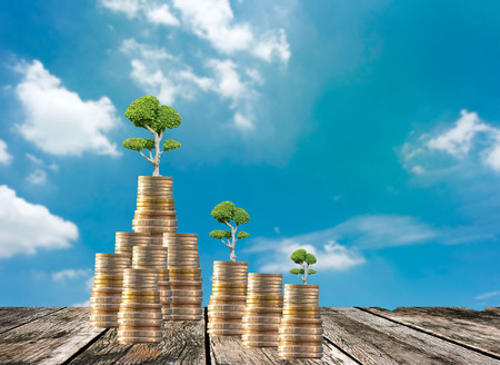 Interest Investment ideas, returns, financial returns, investment businesses Follow the steps and have little riskFast time Home and interestの写真素材