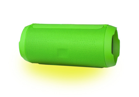 Wireless speakers that are hard to find in the background.の写真素材