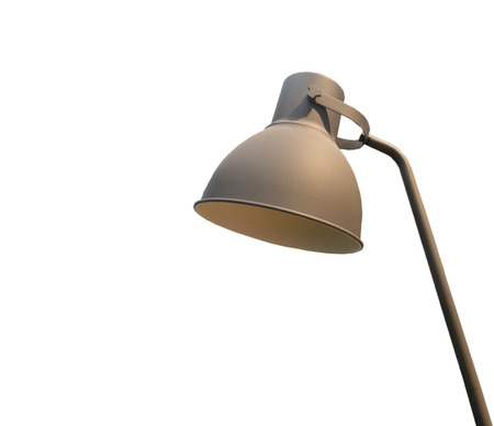 The lamp is isolated from the white background.の写真素材