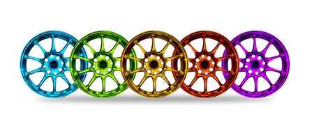 Car Alloy Isolated legs white background cliping part