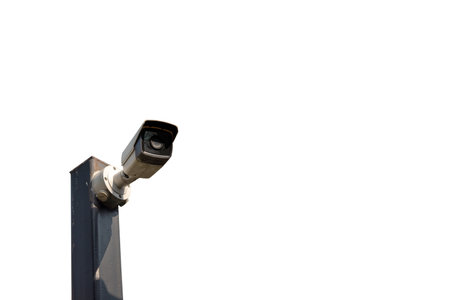 Multi-angle CCTV system background blast path separated from the background