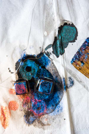 Pigment Pearl Mica Water-based Mica Pigment Pearl Mica Pigment Molding Of Epoxy Resin Drop Shaped Shiny Castings DIY Jewelry Making powder cosmetic supplies Technologyの写真素材