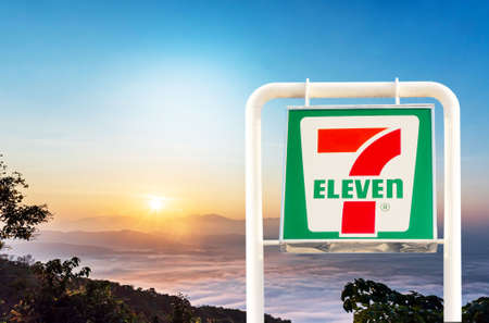 7-Eleven Logo 7-11 logo items and thousands of branches in Thailand that mok 7 Thailand Bangkok,...