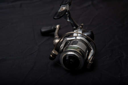 technology fishing gear lighting technology sport non-slip ball bearing system sportの写真素材