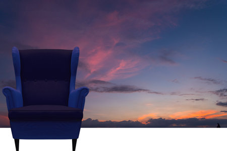 Waterproof Sofa VIP lounge sofa Isolated waterproof New system from background clipingpartの写真素材