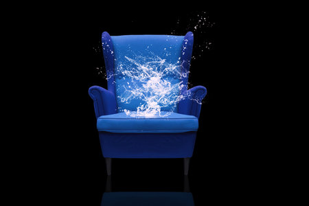 Waterproof Sofa VIP lounge sofa Isolated waterproof New system from background clipingpartの写真素材