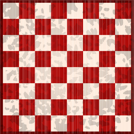 Empty grunge chess boardのイラスト素材