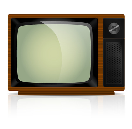 Vintage TVのイラスト素材