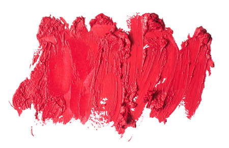 Smudged lipstick abstract textureの写真素材