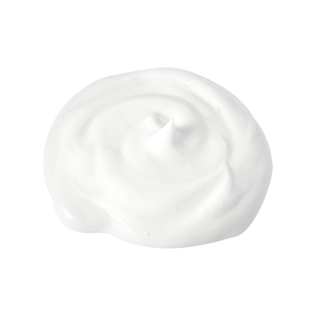 Cream isolated on white backgroundの写真素材