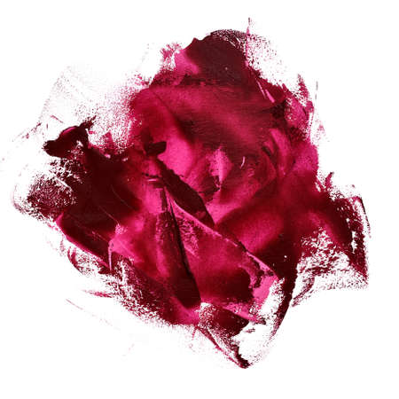 red lipstick smudged look like a rose shape for background. Love with cosmetic conceptの写真素材