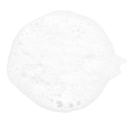Mousse styling foam whipping soft bubble isolated on white backgroundの写真素材