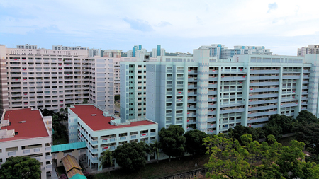 Singapore Public Housing, Urban Landscape HDB flat