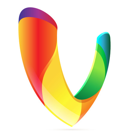 Trendy, vibrant and colorful concept vector design templateのイラスト素材