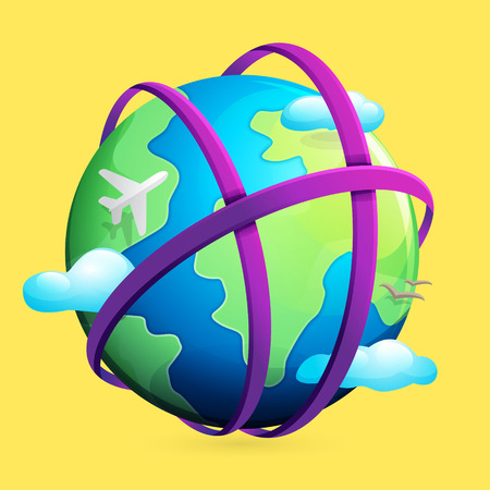 Trendy, vibrant and colorful concept vector design templateのイラスト素材