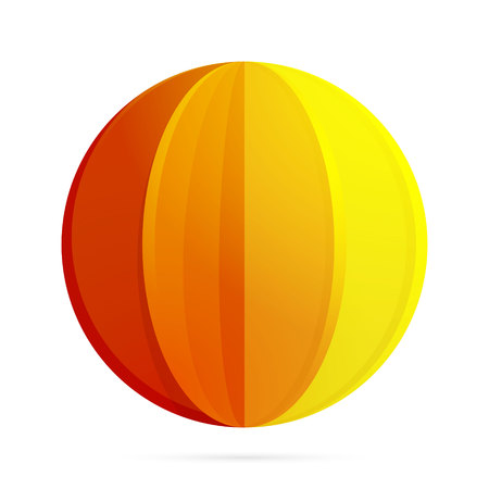 Trendy, vibrant and colorful concept vector design templateのイラスト素材