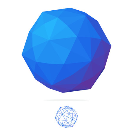 Sphere trendy, vibrant and colorful concept. Vector design template elements for your application or company branding.のイラスト素材