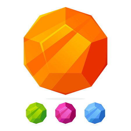 Sphere trendy, vibrant and colorful concept. Vector design template elements for your application or company branding.のイラスト素材