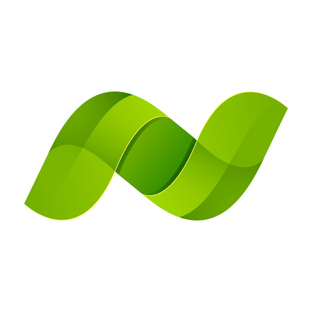 Letter volume colorful concept. Vector design template elements for your application or corporate identity.のイラスト素材