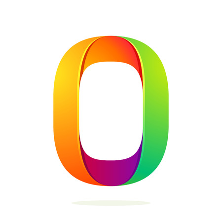 Number volume colorful concept. Vector design template elements for your application or corporate identity.のイラスト素材