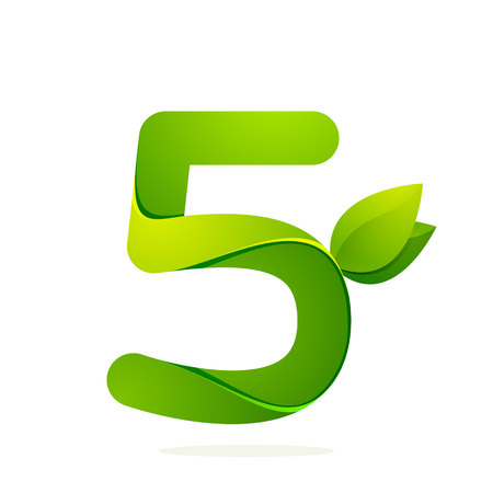 Number volume colorful concept. Vector design template elements for your application or corporate identity.のイラスト素材