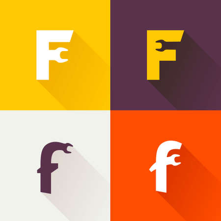 Vector repair design template elements for your application or corporate identity.のイラスト素材