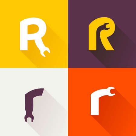 Vector repair design template elements for your application or corporate identity.のイラスト素材