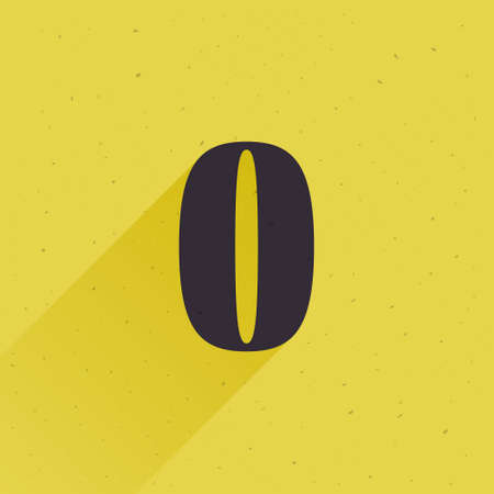 Number zero logo for your fun and happy design projects. You'll get a playful sign for fun...