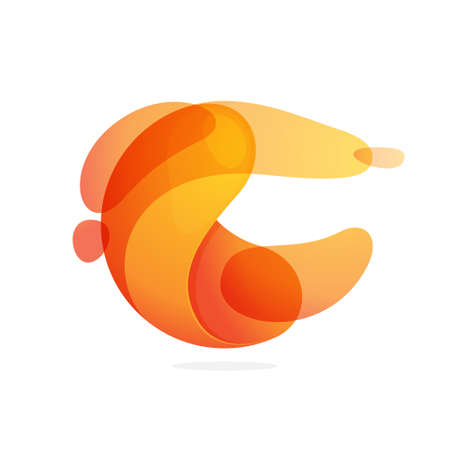 Sphere icon. Vibrant and colorful splashes logo. Watercolor style circle emblem. Vector template for your identity, creative t-shirts, advertising campaign.のイラスト素材