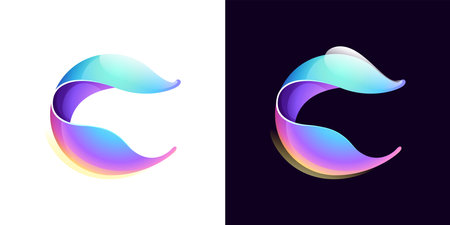 sphere logo. Yin and yang in circle emblem. Energy shield. Vector element for your Finance app, vibrant game branding, Stock market identity, business t-shirts, globe blockchain adv.のイラスト素材