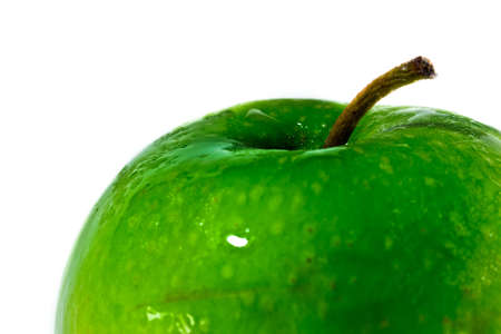 green apple close-up の写真素材