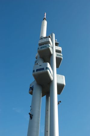 Prague TV tower - observation towerのeditorial素材