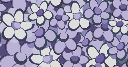 Vintage floral vector seamless textureのイラスト素材