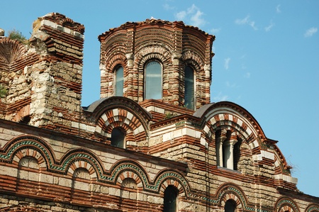 Church of Christ Pantocrator (13th century), Nesebar, Bulgariaの写真素材