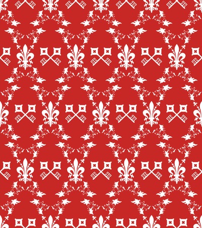 Seamless victorian royal textureのイラスト素材