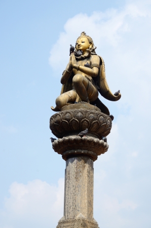 Garuda - mythical bird creature in both Hindu and Buddhist mythology, Pattan,Nepalの写真素材