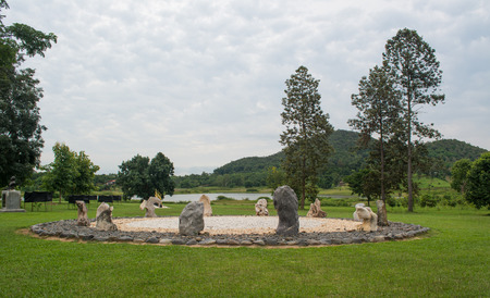 Art in the park.の写真素材